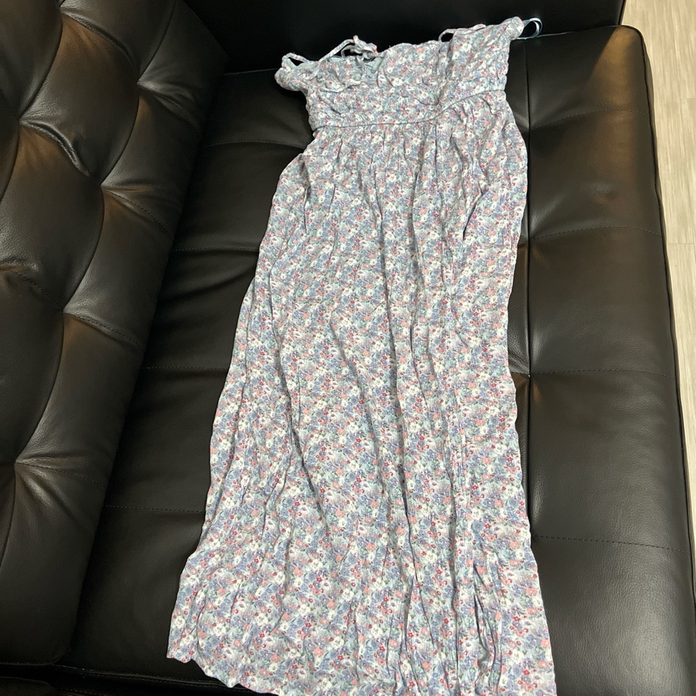 Aeropostale Light Blue Floral Dress